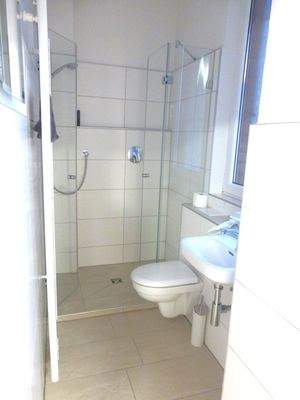 Dusche mit WC