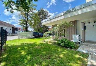 Garten mit Baumschatten