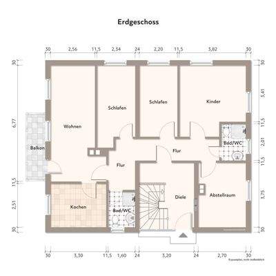 Erdgeschoss Haus 2