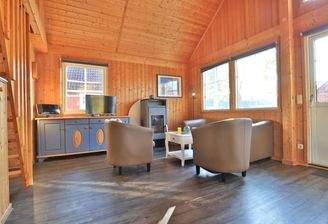 Wohnbereich mit Kamin