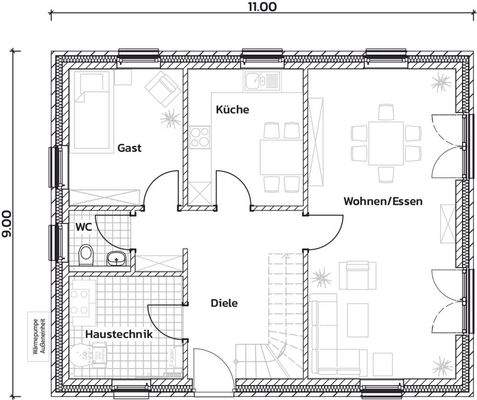Beispielgrundriss EG