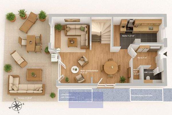 GRUNDRISS ERDGESCHOSS