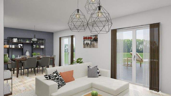 Mögliche Einrichtung Wohnbereich