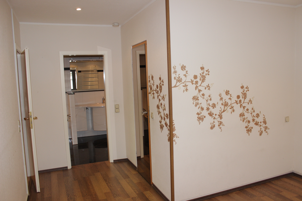 Teilblick Schlafzimmer