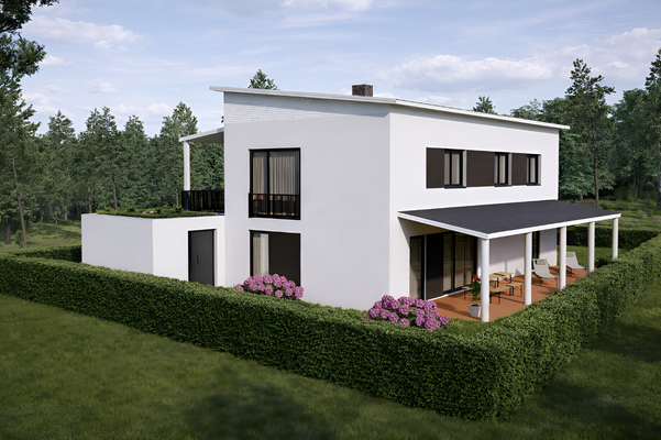 Baugrundstück mit Architektenplanung