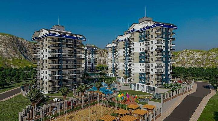Elegant Design Apartments in Well Location in Alanya