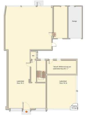 Erdgeschoss Haus Nr. 3 + 3a