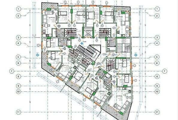 City and Mountain-View Apartments in the Center of Alanya Antalya