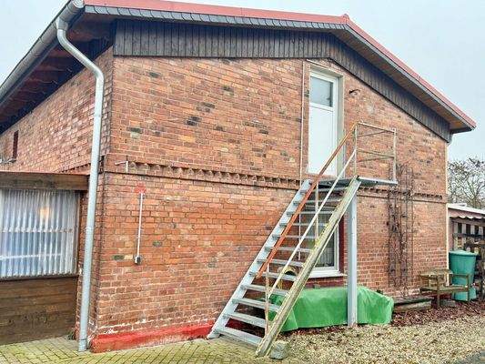 Zugang zum Dachgeschoss