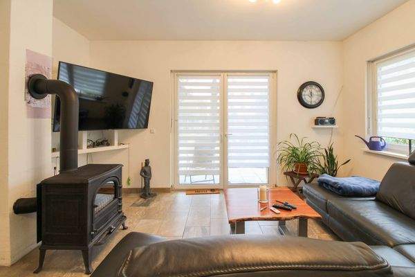 Wohnbereich mit Kamin