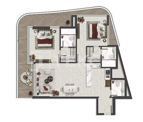 Fully Furnished Apartments with Payment Plan on Al Marjan Island