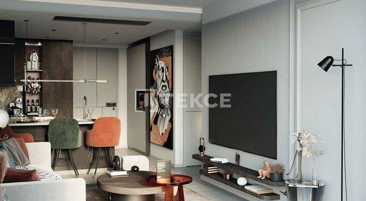 Apartments with Spacious Gardens Near the Sea in Çeşme