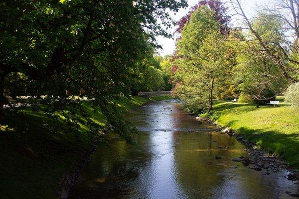 Fuss Oos-PARKANLAGE Lichtentaler Allee in der Nähe