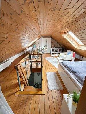 Ausgebauter Dachboden eingeric