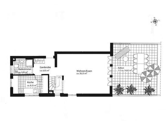 Grundriss Obergeschoss