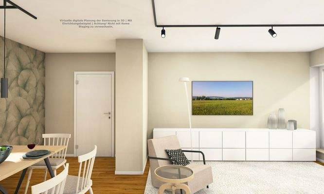 Wohnwand & Medienbereich Visu