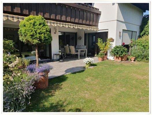 Terr. u. Garten nach Südwesten