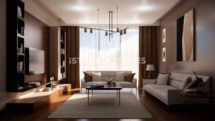 New Apartments with Botanic Garden in Buyukcekmece Istanbul