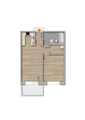 Grundriss unmöbiliert