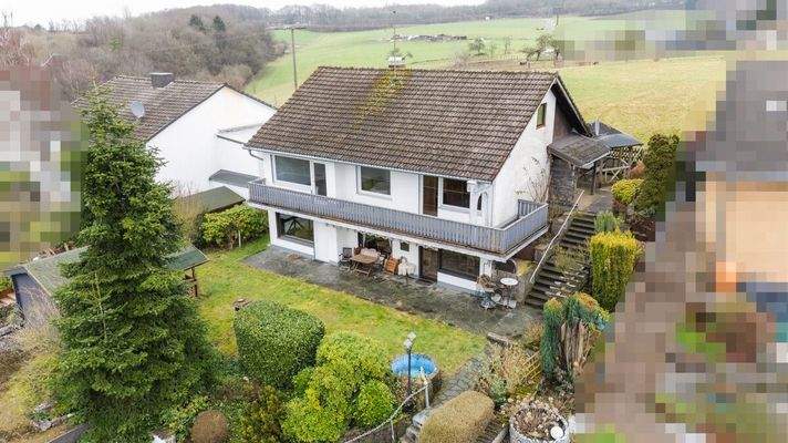 Ansicht auf das Einfamilienhaus