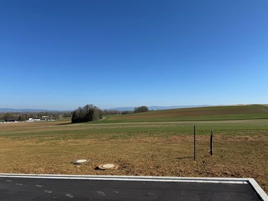 Blick in die Grundstücke