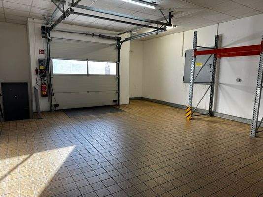 Anlieferung Produktioshalle