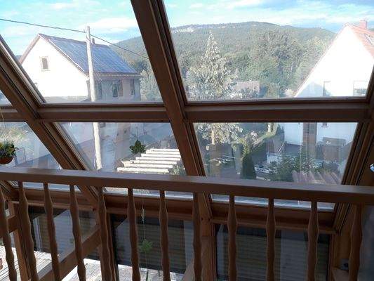 Blick von der Galerie zum Reinsberg 