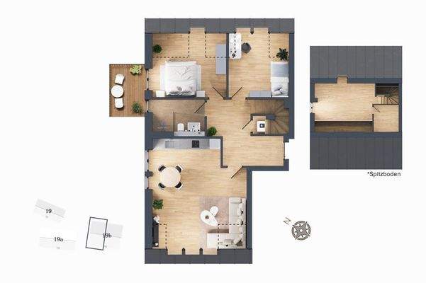 Grundriss Wohnung 18