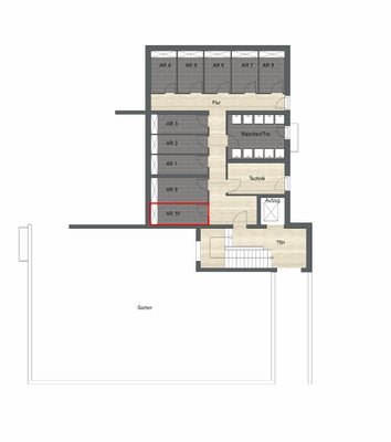 Grundriss Abstellräume