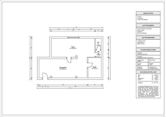 Pulverturm 2 SM - Gewerbe - Etage 1, Ansicht 1, Schnitt 1 - 2JRKUC