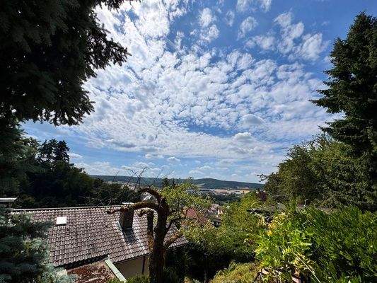 Blick übers Haus
