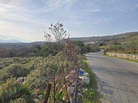 Kreta, Kato Valsamonero: Großes, bebaubares Grundstück zum Verkauf