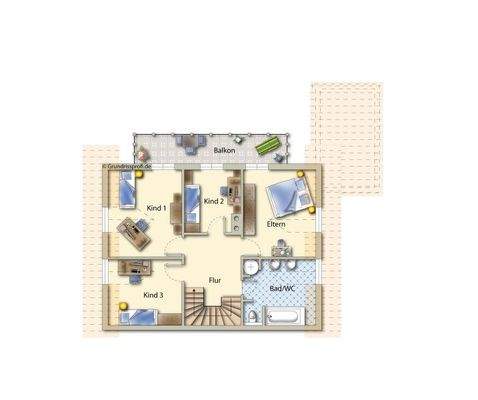 Grundriss Dachgeschoss