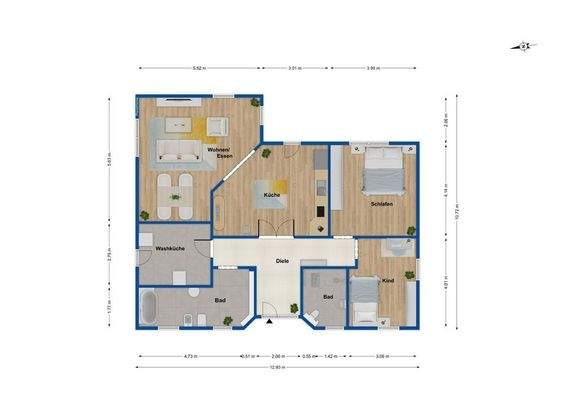 Grundriss Erdgeschoss