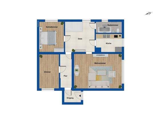 Grundriss - Erdgeschoss