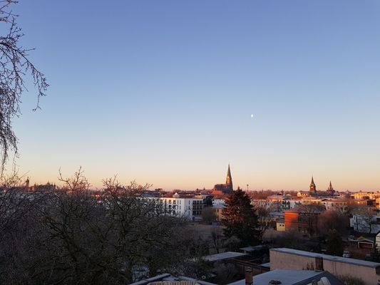 Blick vom Balkon