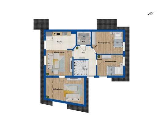 Grundriss Obergeschoss