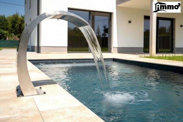 Luxuriöser eingebauter Swimmingpool