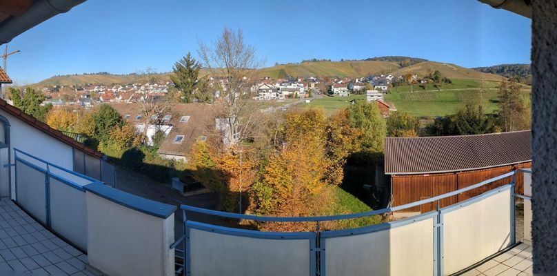 Balkon mit Aussicht