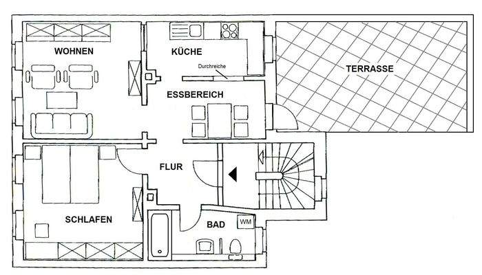 Grundriss 1. Obergeschoss