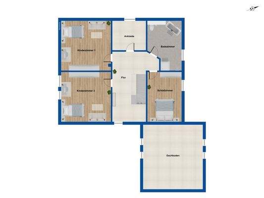 Grundriss Dachgeschoss