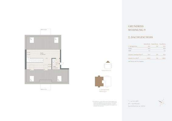 Grundriss 2. Dachgeschoss