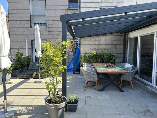 Überdachte Terrasse