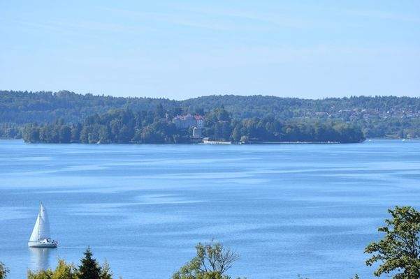 Sicht zur Insel Mainau