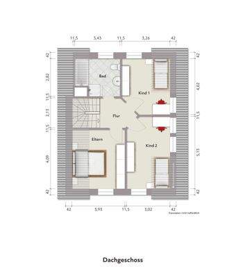 Grundriss Dachgeschoss
