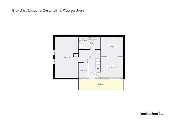 Grundriss - aktueller Zustand OG