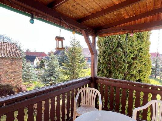 herrlich - überdachte Terrasse