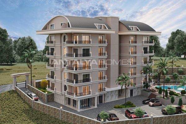 Flats for Sale Close to the Sea in Tosmur, Alanya