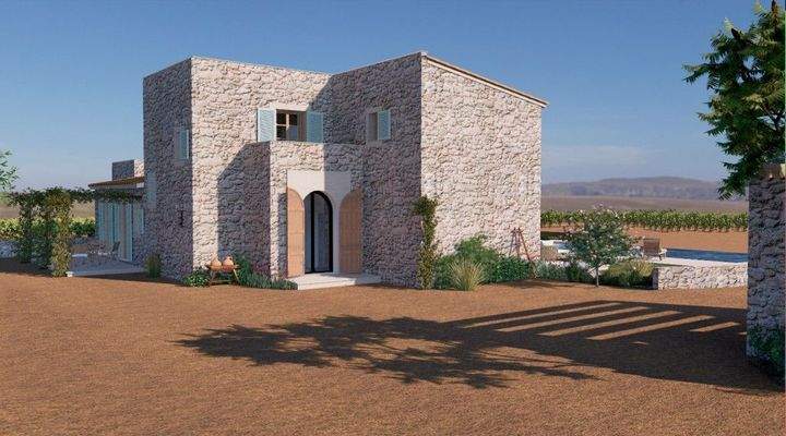 Altes Steinhaus mit Restaurierungsprojekt zum Verkauf in Costix, Mallorca