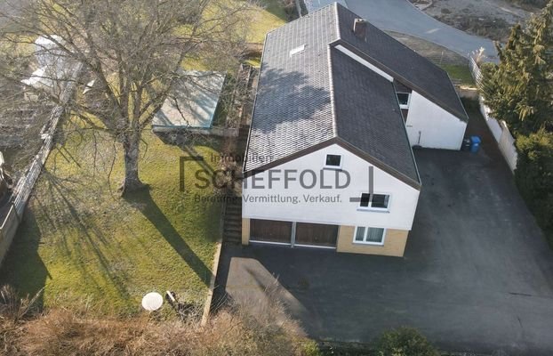 Luftbildaufnahme Garage